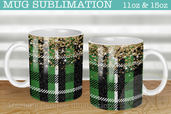 Download Green Plaid Fabric Sublimation for Mug - Fabric sublimation Collection