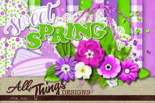 Download Sweet Spring Digital Scrapbook Kit - Digital scrapbook Collection